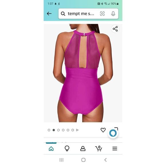 NWOT TEMPT ME WOMENS ONE PIECE BATHING SUIT - Picture 2 of 4